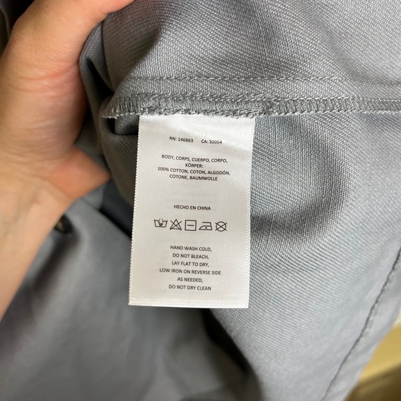 NWT Mare Mare Anthropologie Skirt Plus 1X Gray Cotton Button Front Utility Midi - Picture 5 of 12